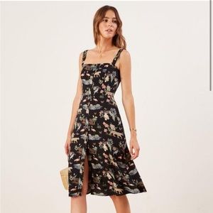 Reformation Persimmon Dress in Brasilia